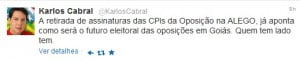 Deputado Karlos Cabral (PT): decepção e maus tratos contra a língua portuguesa