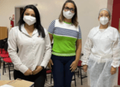 Registro da campanha de vacinação de advogados contra H1N1 em Inhumas, que Alessandra diz ter ocorrido sem apoio da subseção