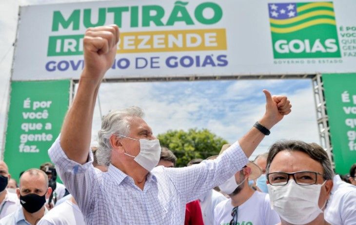 Governador Ronaldo Caiado (DEM) abre mutirão Iris Rezende em Goiânia (Foto: Governo do Estado)