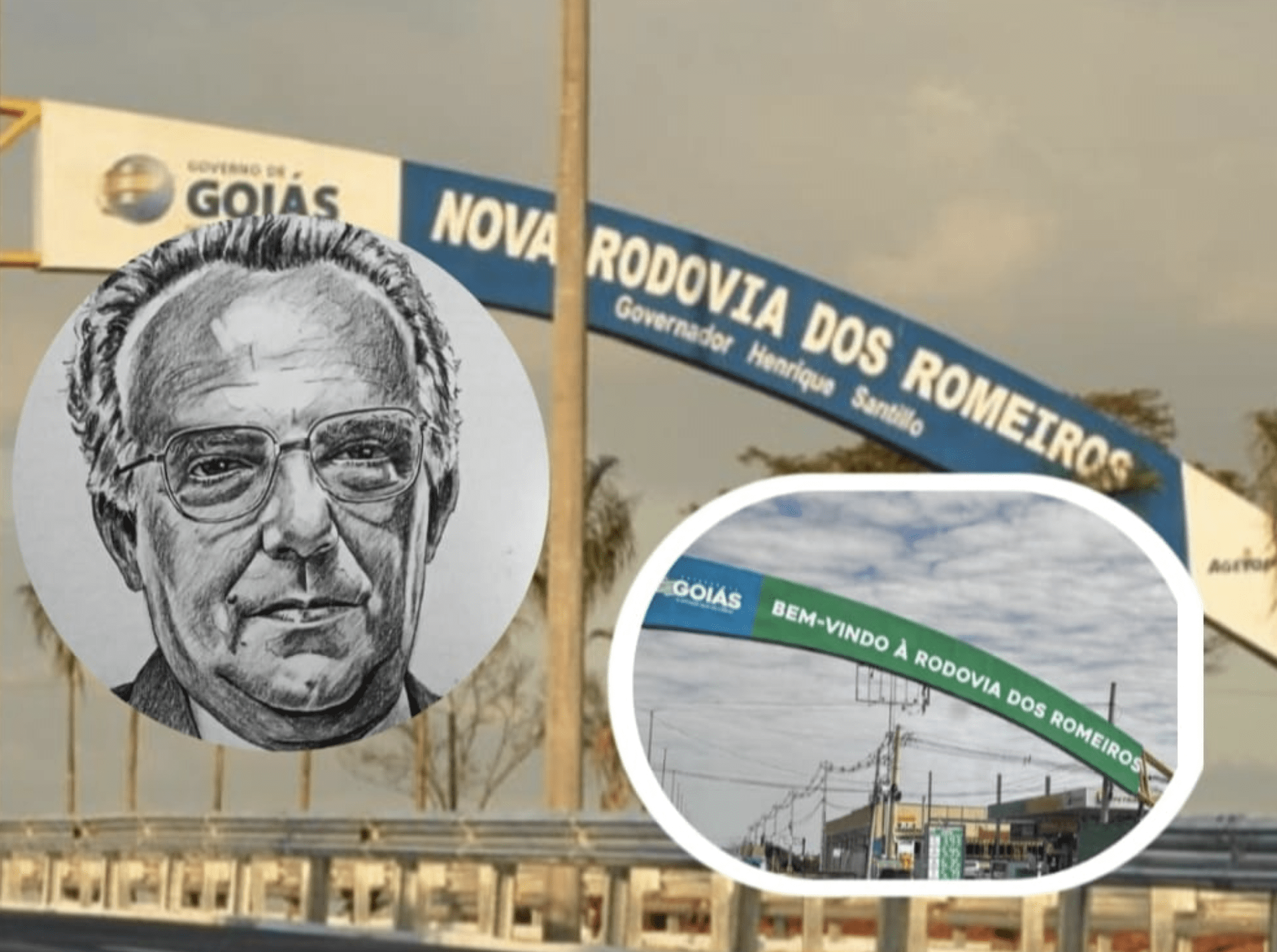 Governo Caiado, famoso troca placas, é acusado de apagar homenagem a Henrique Santillo na Rodovia dos Romeiros – Goiás 24 horas